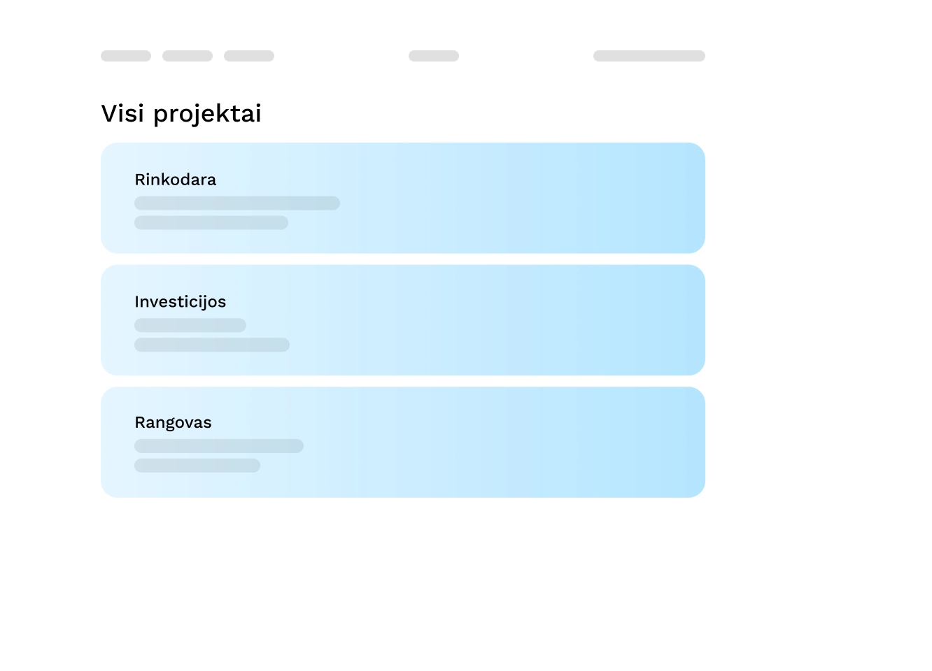 Projektų valdymas
